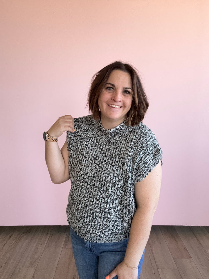Grey’s Sweater Vest — lightweight, versatile layering piece, perfect grey vest for casual or dressed-up looks by Onyx Native