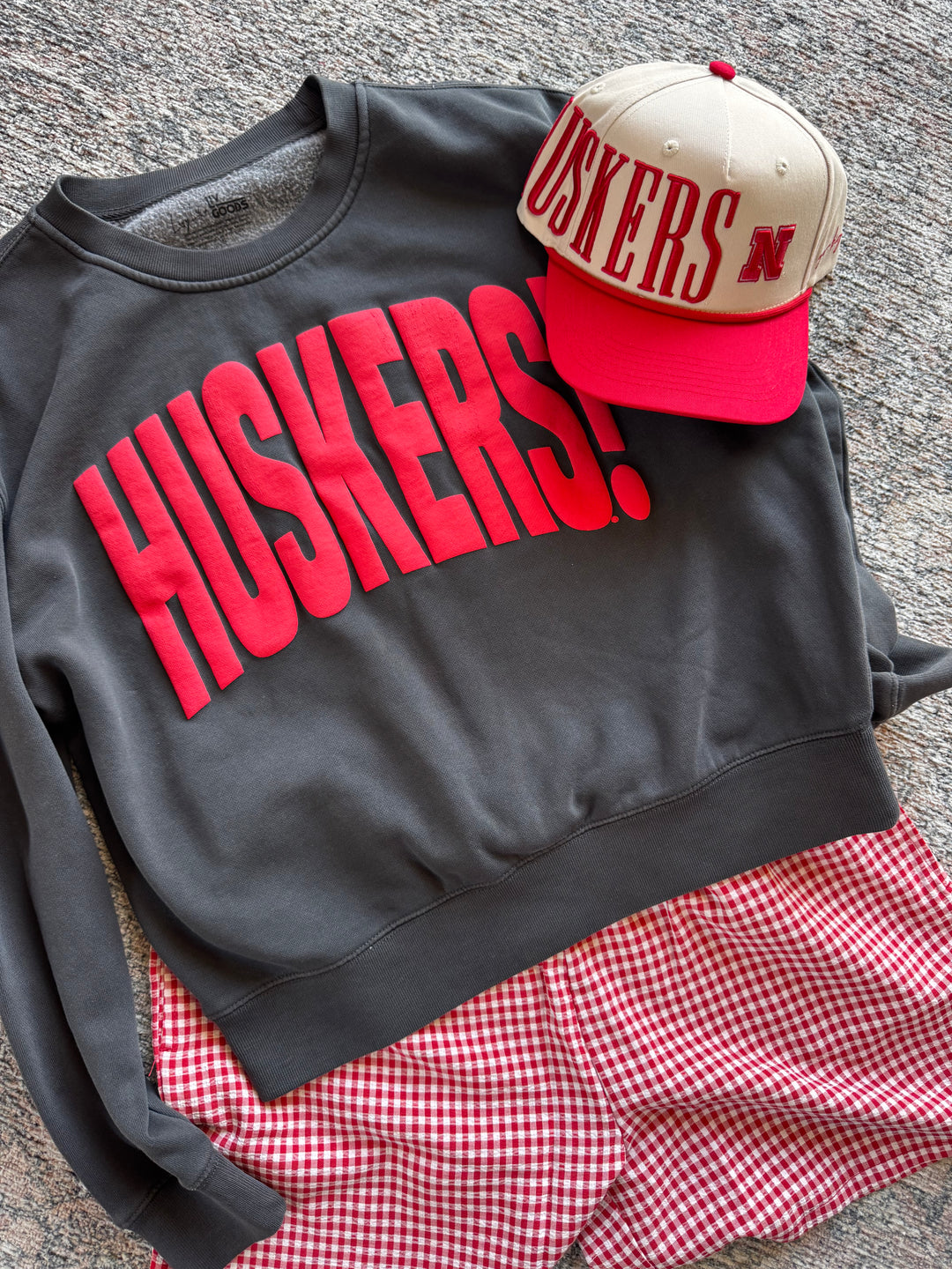 Red check boxer short