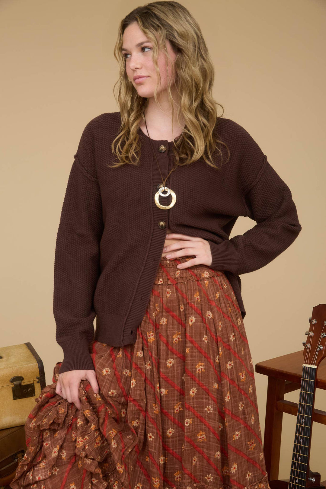 Chocolate Point Cardigan