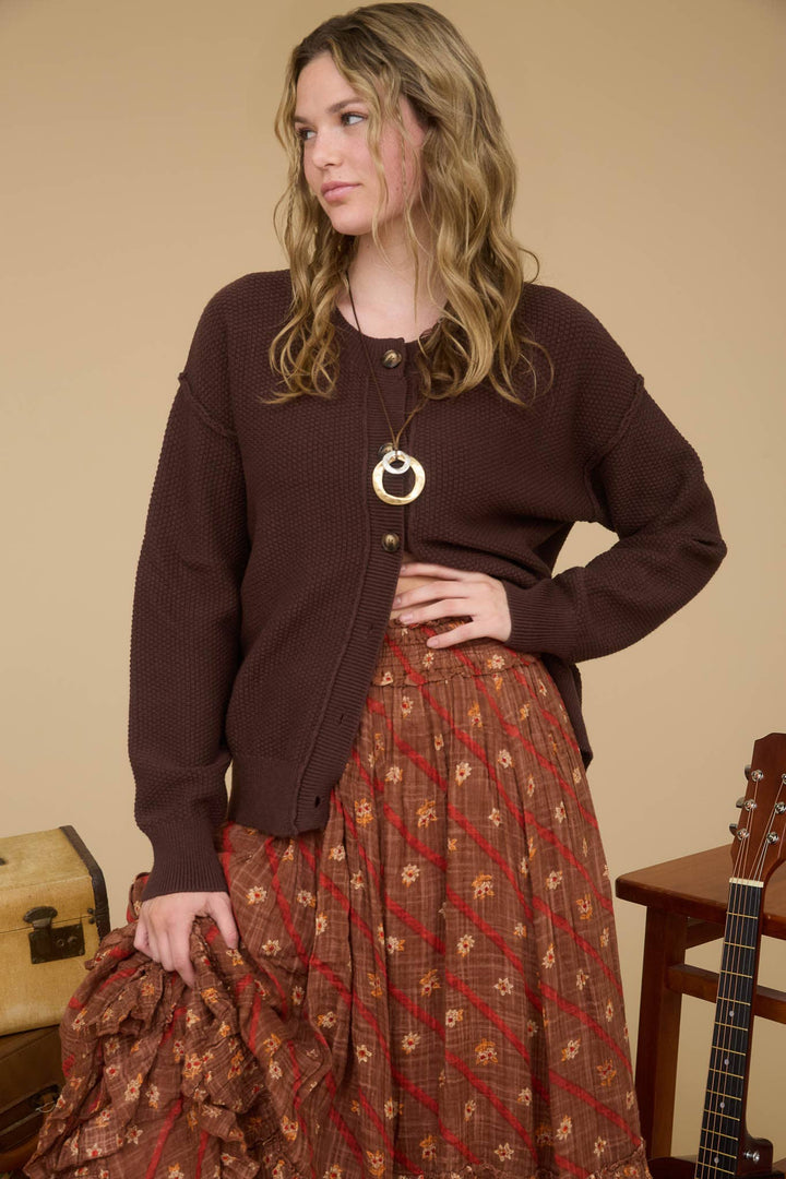 Chocolate Point Cardigan