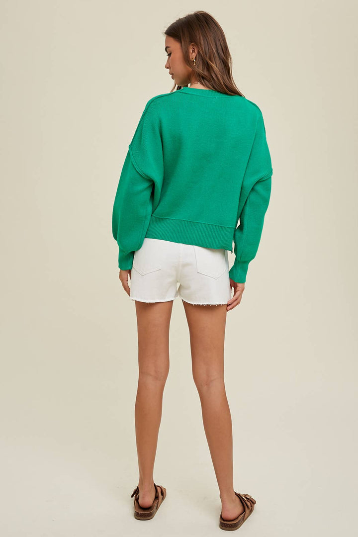 Follow the Emerald sweater