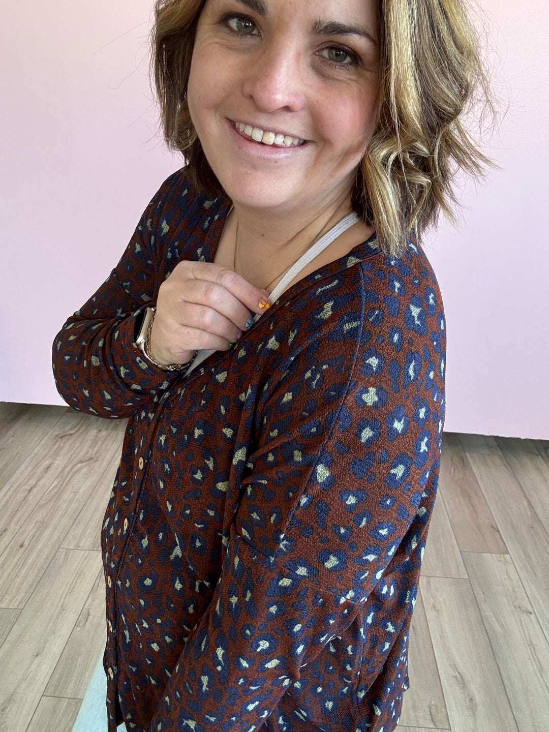 Rita Leopard Print Top