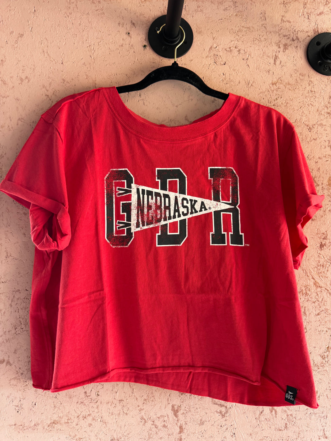 Nebraska Finley Flag tee