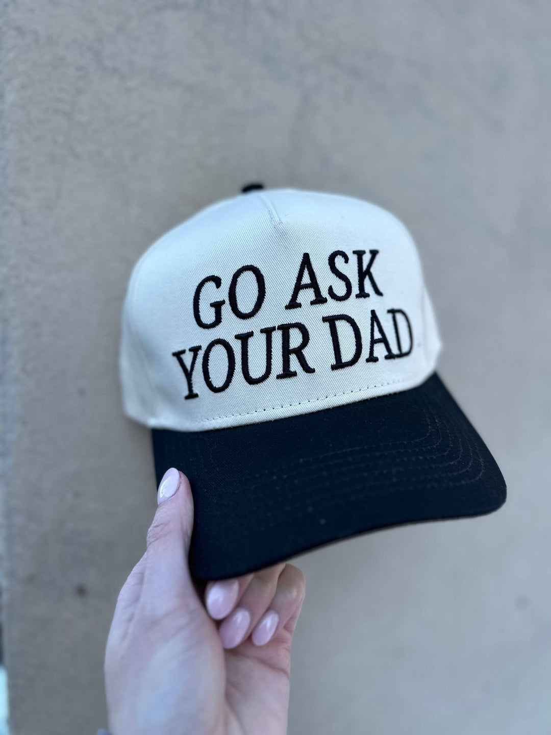 Go Ask Your Dad Vintage Trucker Hat