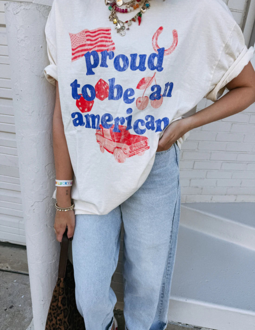 American Tee — patriotic flag graphic design, perfect for showing US spirit and pride, casual wear by Onyx Native