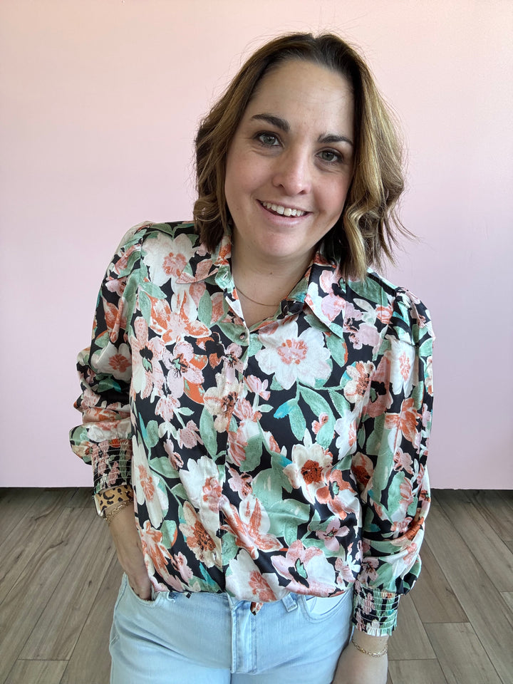 Dark Floral Dreams top