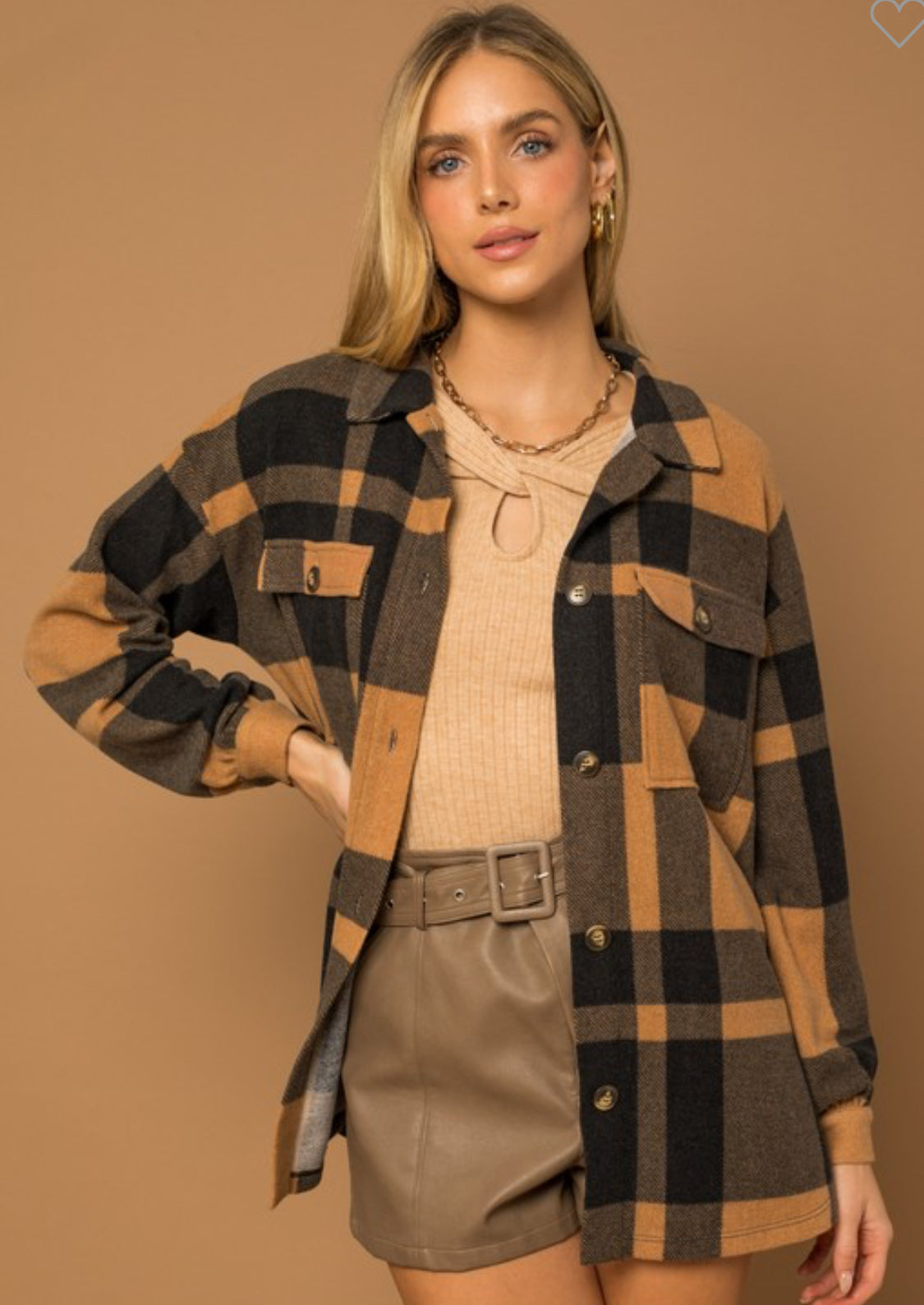 Latte plaid