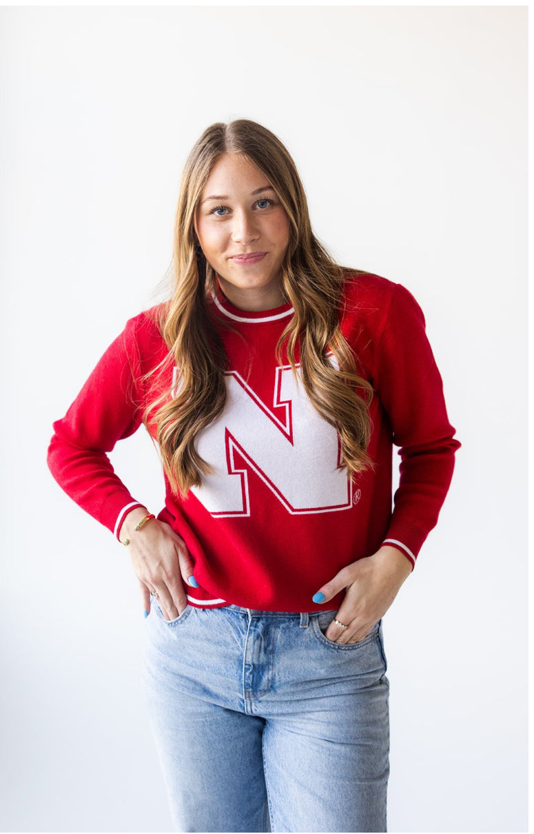 Wicks Nebraska sweater