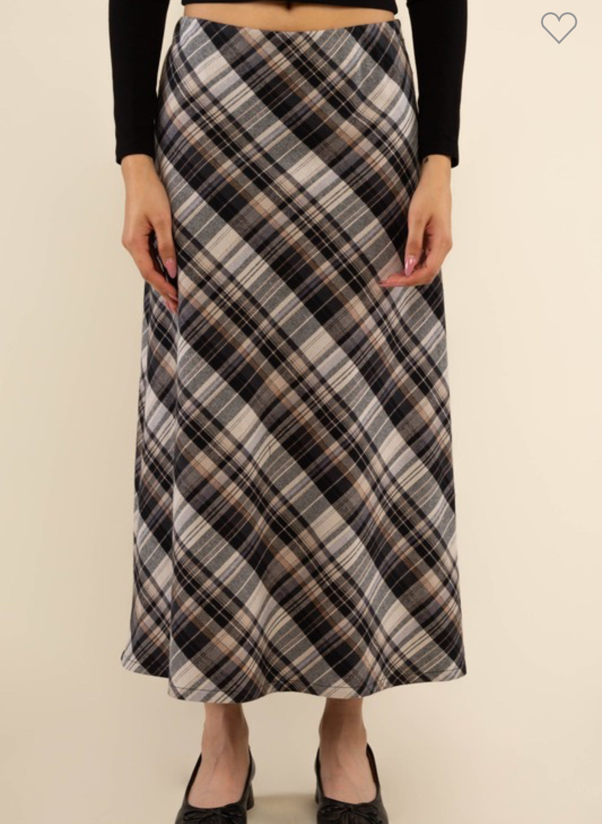 Magnolia Flannel Skirt