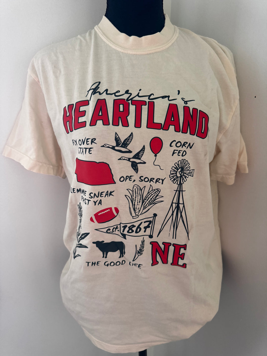 Heartland Nebraska tee