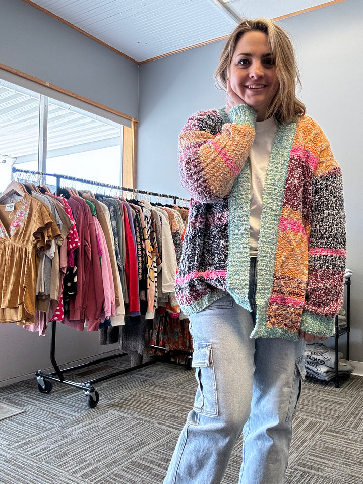 Oh Merci striped cardigan