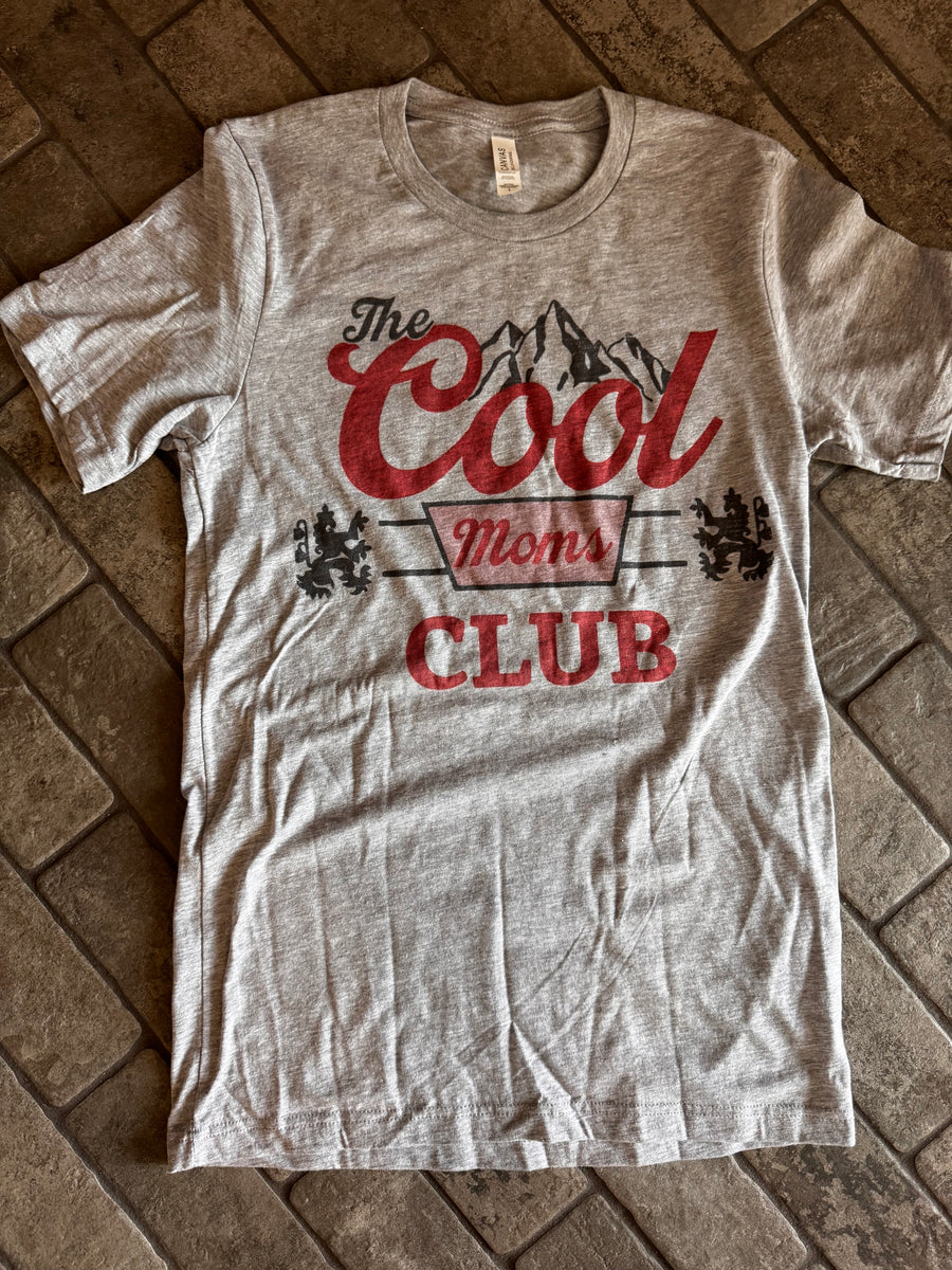 Cool Mom's Club Tee — stylish and comfortable mom life graphic tee, perfect for cool moms by Onyx Native