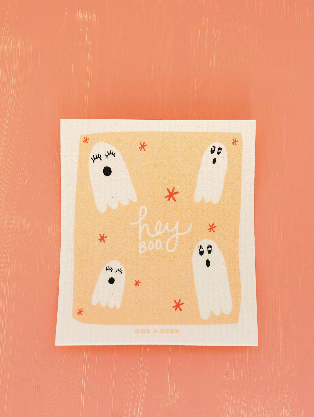 Ghost Swedish Dishcloth | Halloween Kitchen Decor