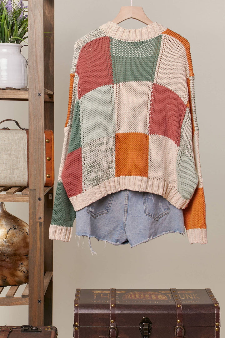 Madi Color crochet cardigan