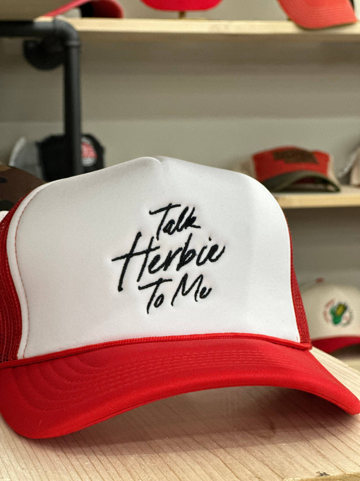 Talk Herbie To Me Foam Trucker Hat Nebraska