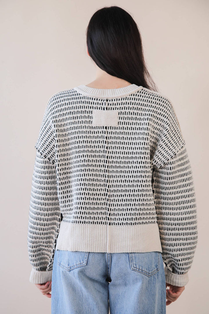 Two tone Onyx road sweater