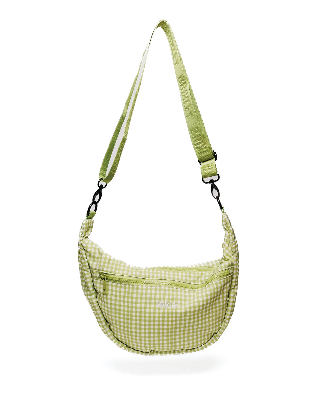 Picnic Plaid Crescent Bag|Brixley