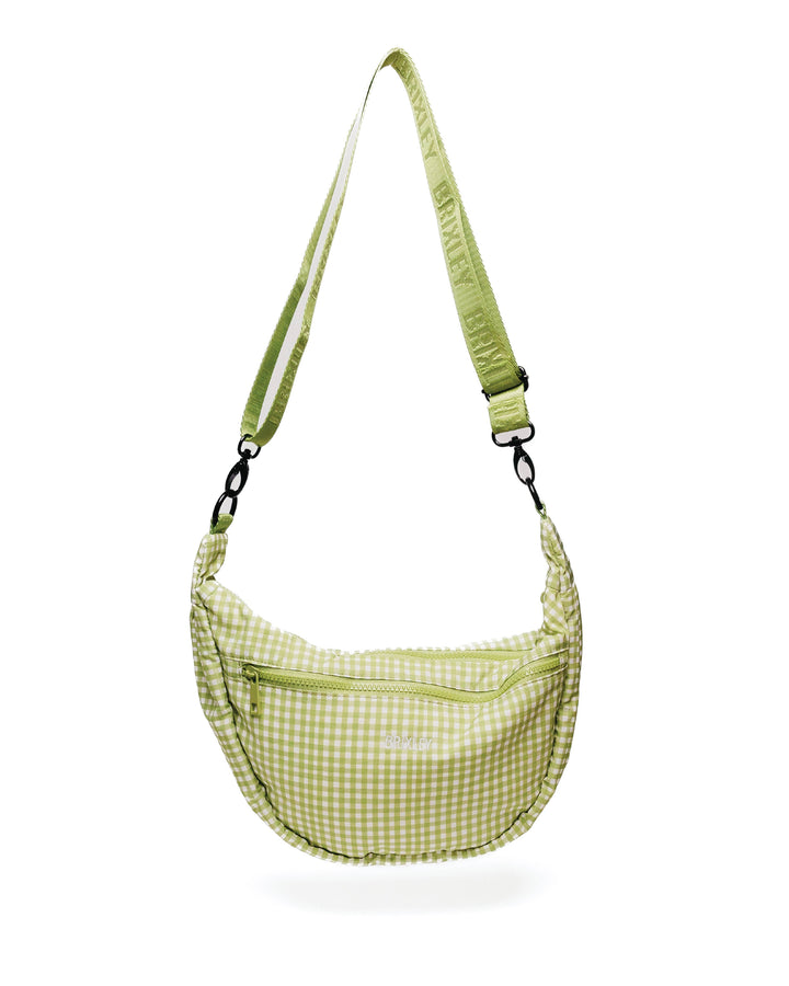 Picnic Plaid Crescent Bag|Brixley