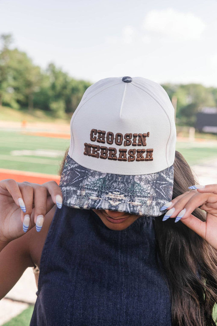 Choosin' Nebraska Hat: Camo