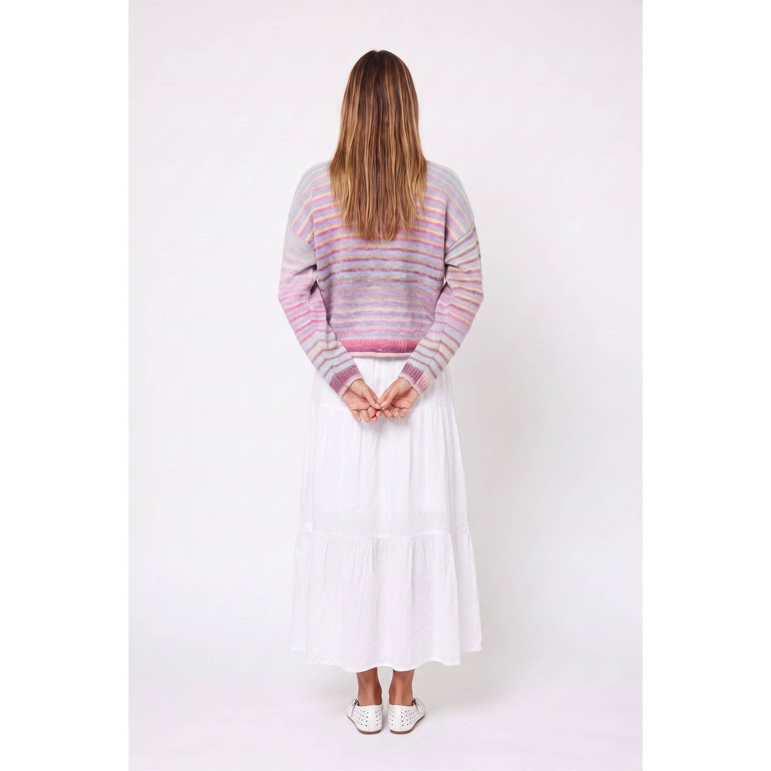 Judy Multi color button up cardigan