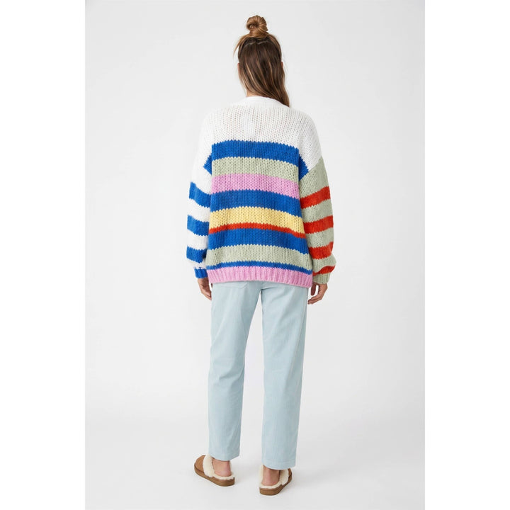 Daisy multi stripe cardigan
