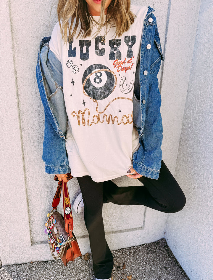 Lucky mama tee