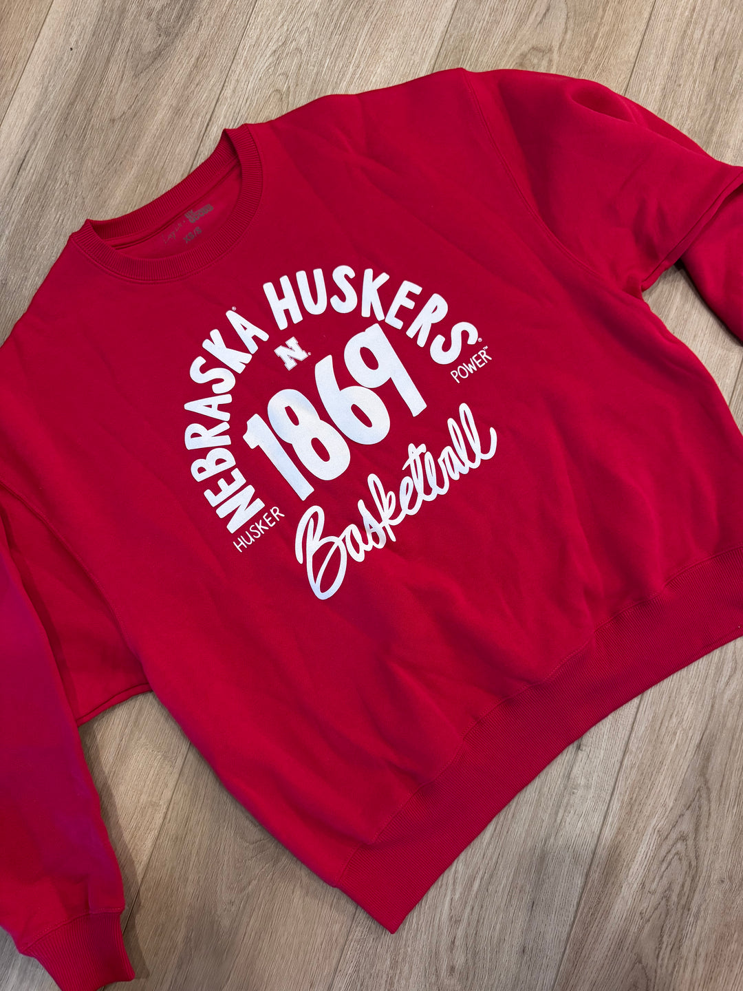 Nebraska Huskers Trademark Basketball Sweatshirt