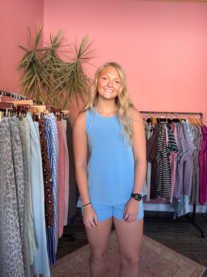 Laguna Scuba Cloud Tank Set-cloud blue
