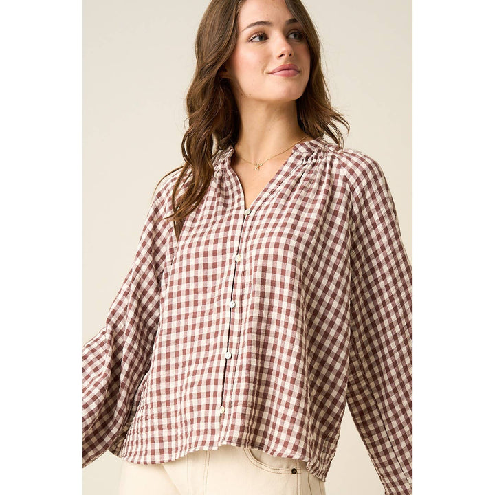 Bentley Gingham Blouse