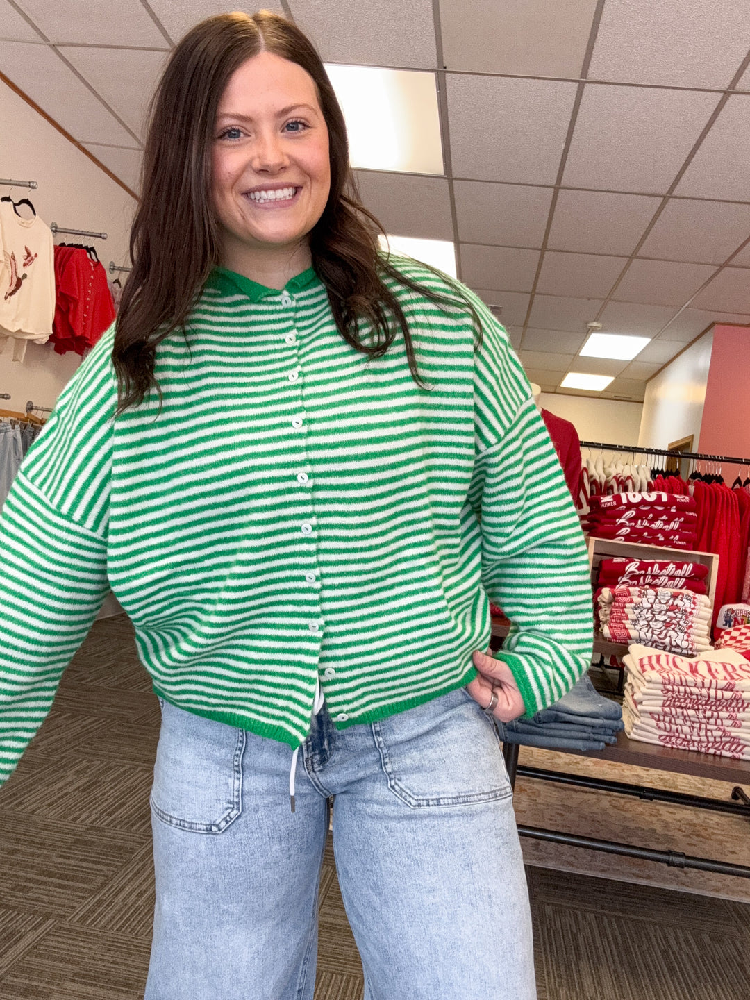 Piper Cardigan - Striped