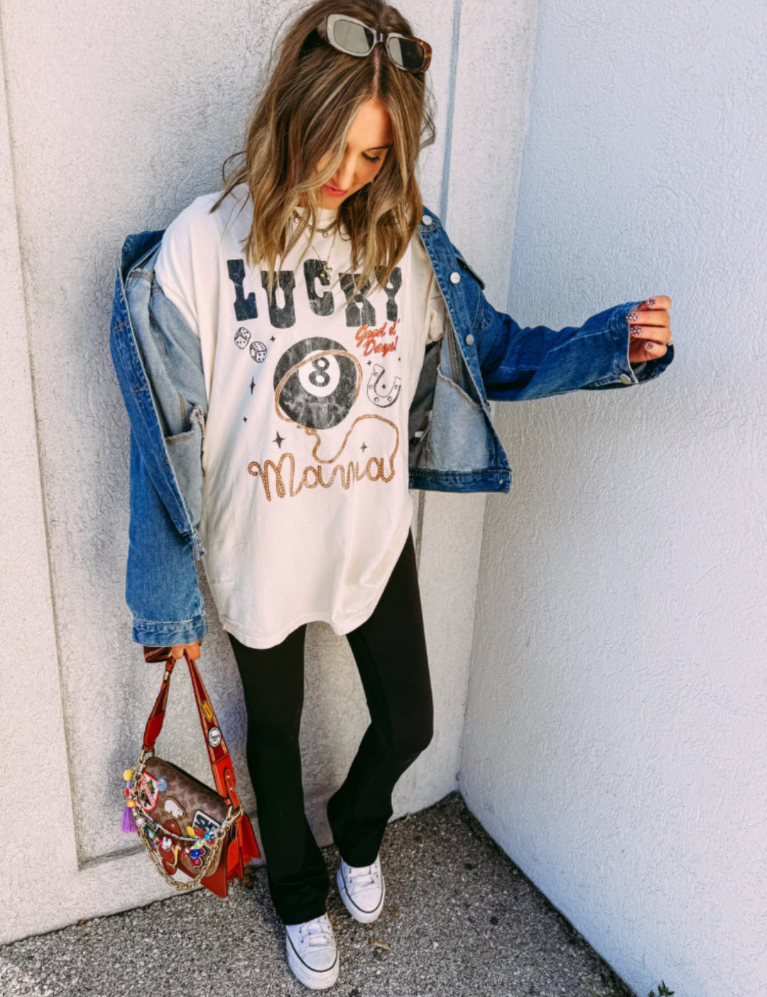 Lucky mama tee