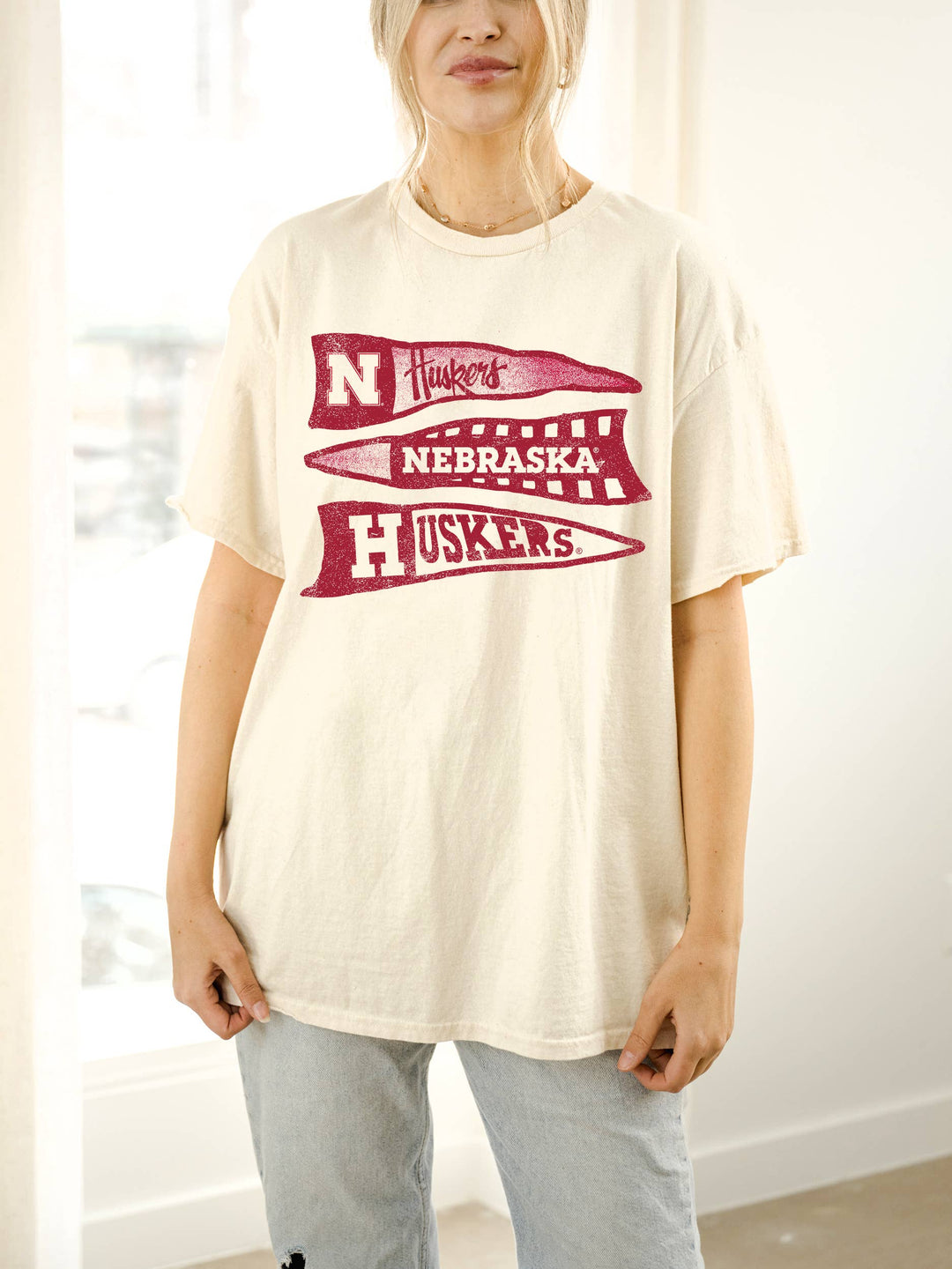 Nebraska Huskers Pennant Tee