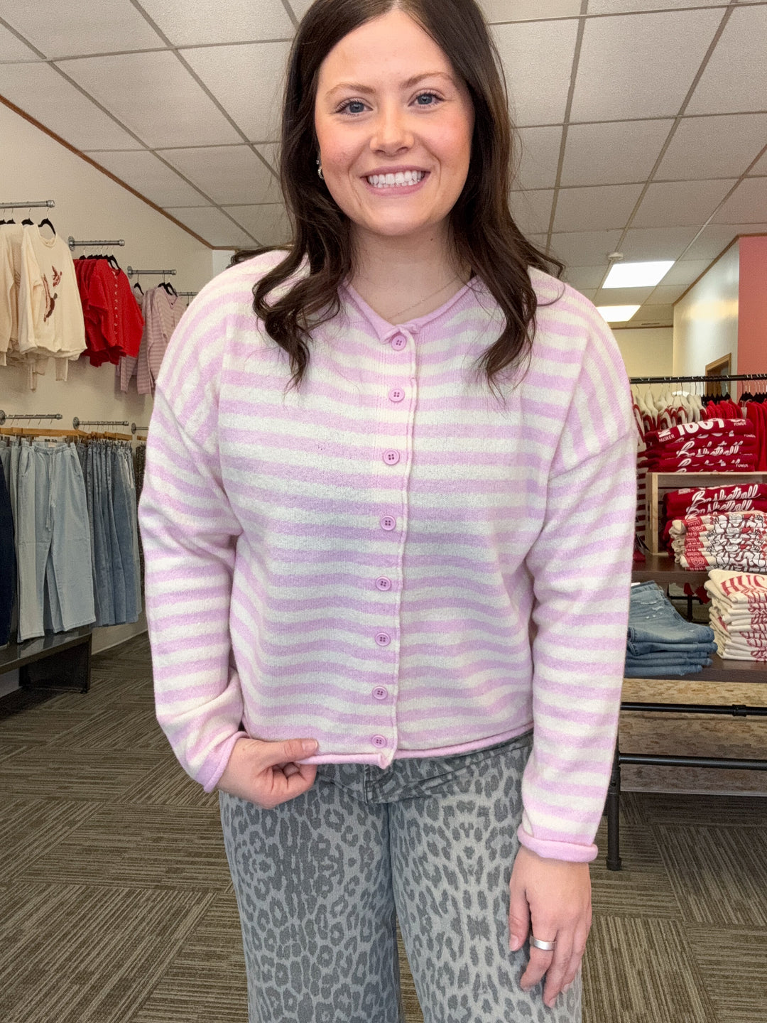 Tori Sweater : Lavender Pink