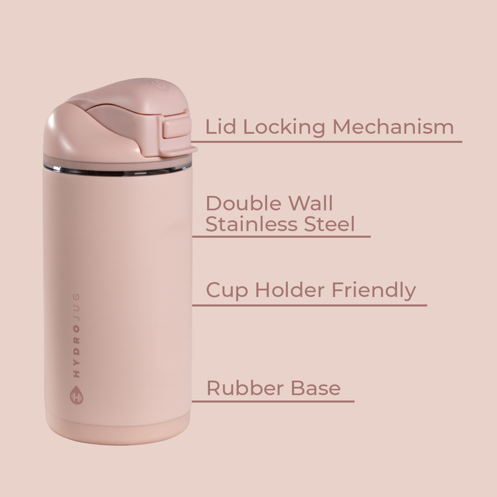 Dusty Rose HydroJug 14 oz Ease2o