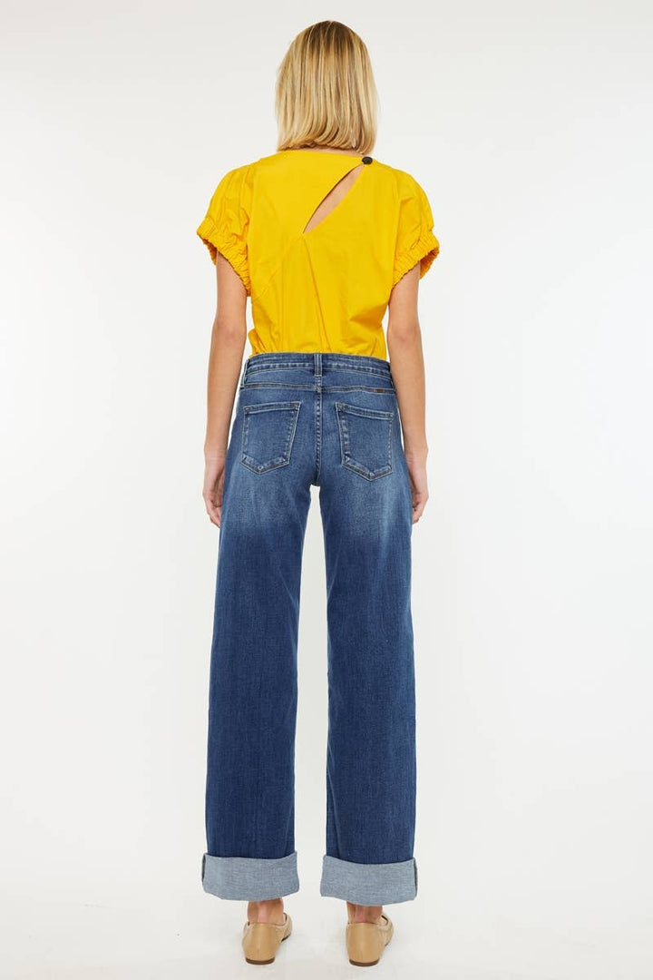 Kancan High-Rise Jeans with Cuff