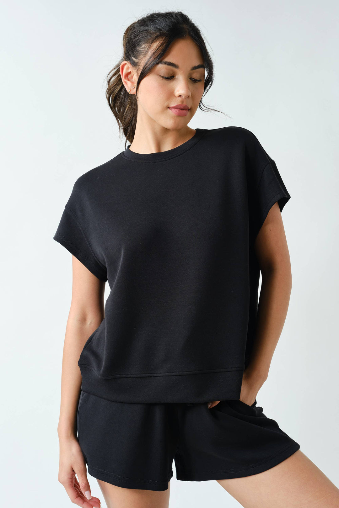 Laguna CloudScape Short Set-black