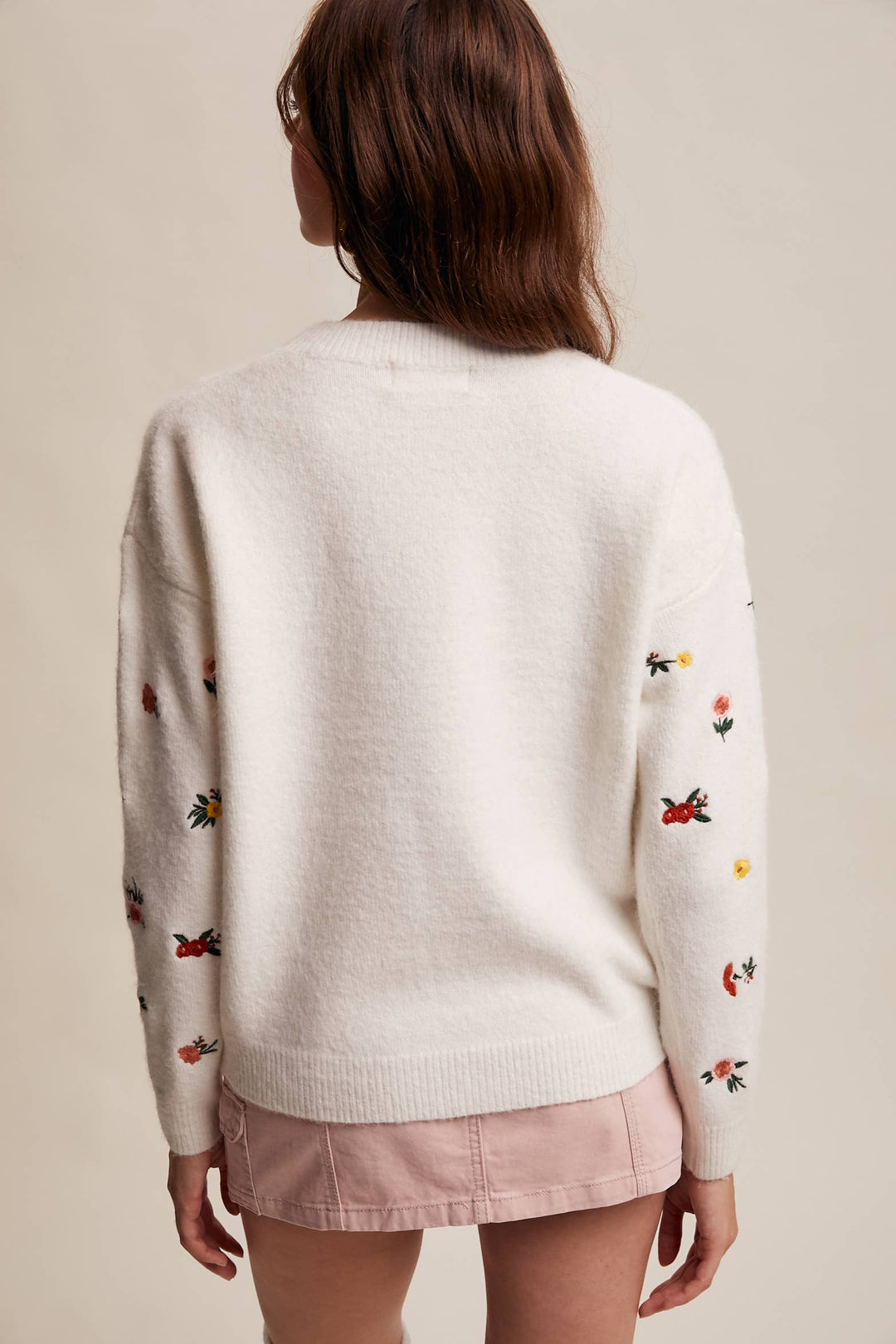 Elise Floral Embroidered Sweater
