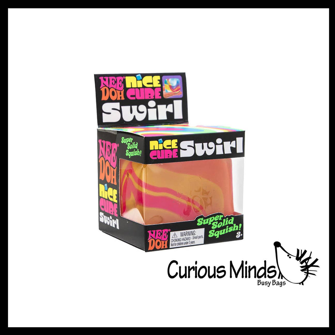 1 Swirl NeeDoh Nice Cube Ice Sugar Ball - Thick Glue/Gel