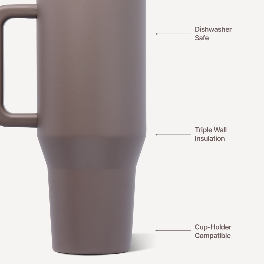 Clay HydroJug 40 oz Traveler Tumbler