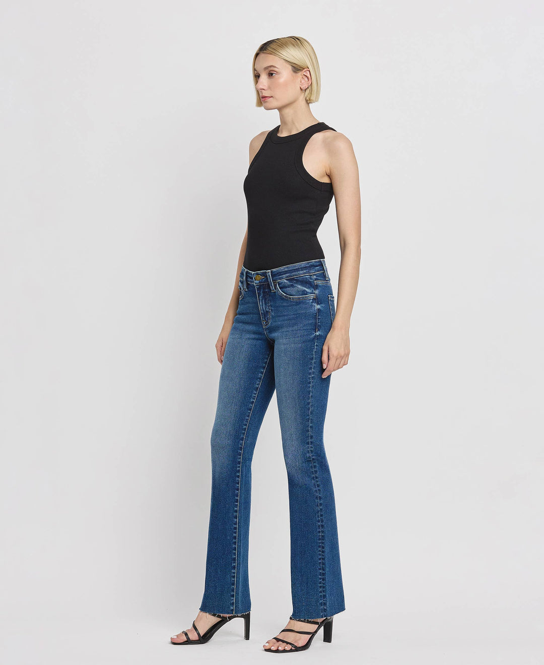 Vigilant Mid Rise Slim Bootcut Jeans