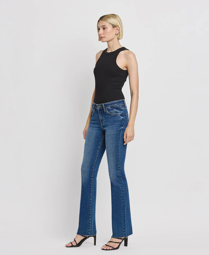 Vigilant Mid Rise Slim Bootcut Jeans