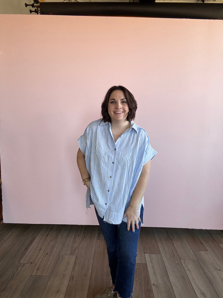 Fawn Breeze striped top