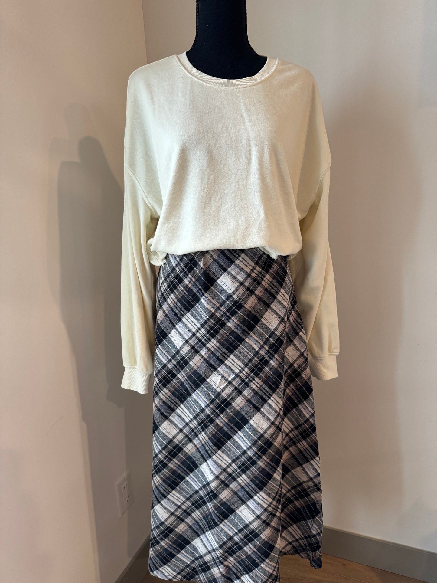 Magnolia Flannel Skirt