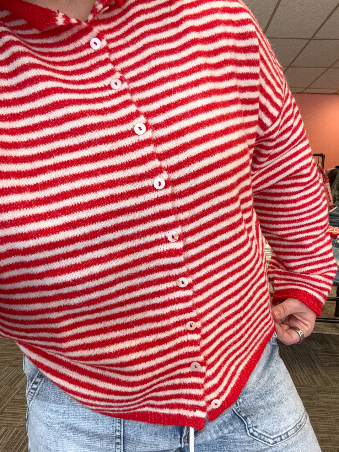 Piper Cardigan - Striped