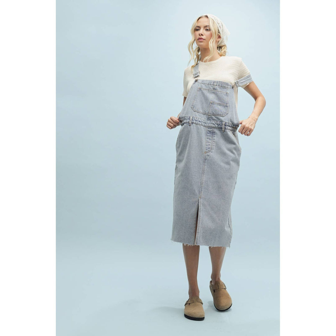 DENIM MIDI SKIRTALL