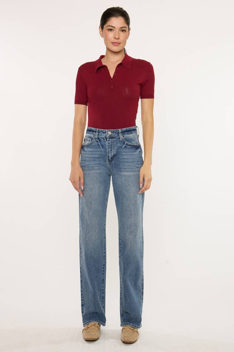 KanCan High Rise True Straight