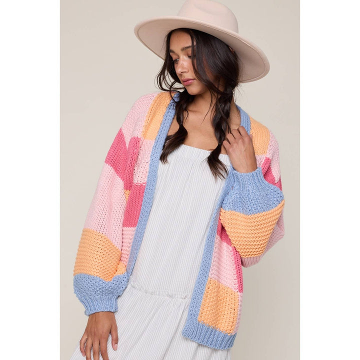 Colorblock quinn cardi