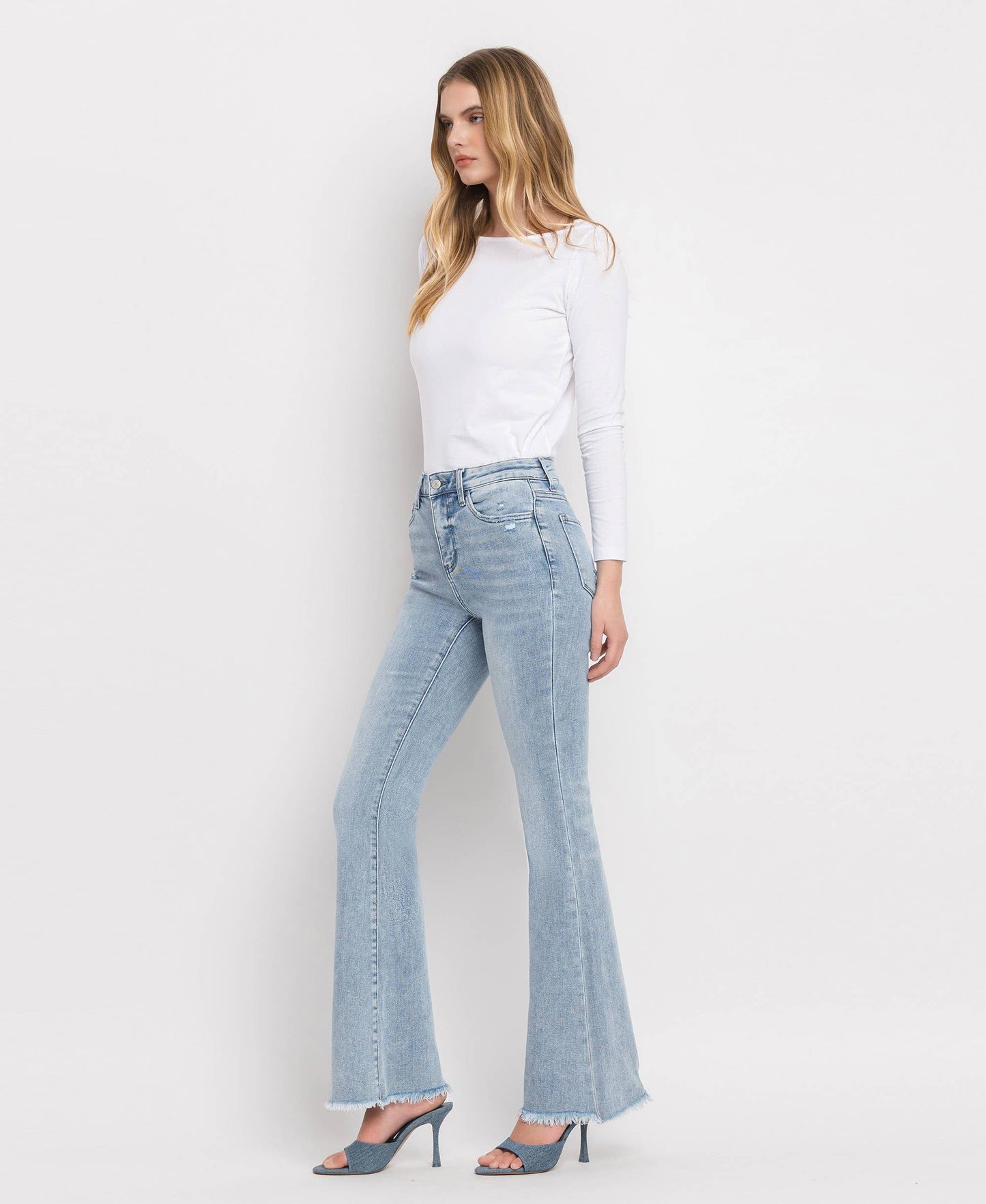 CLAIRE HIGH RISE CLASSIC FLARE JEANS