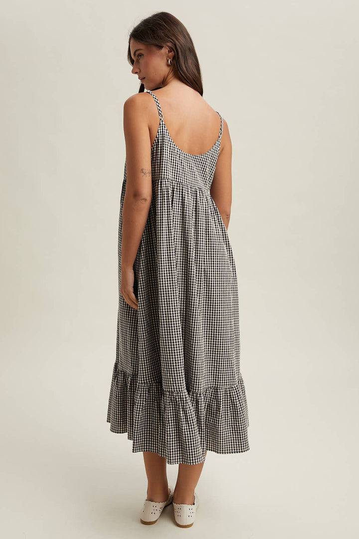 Ginger Gingham Midi Dress