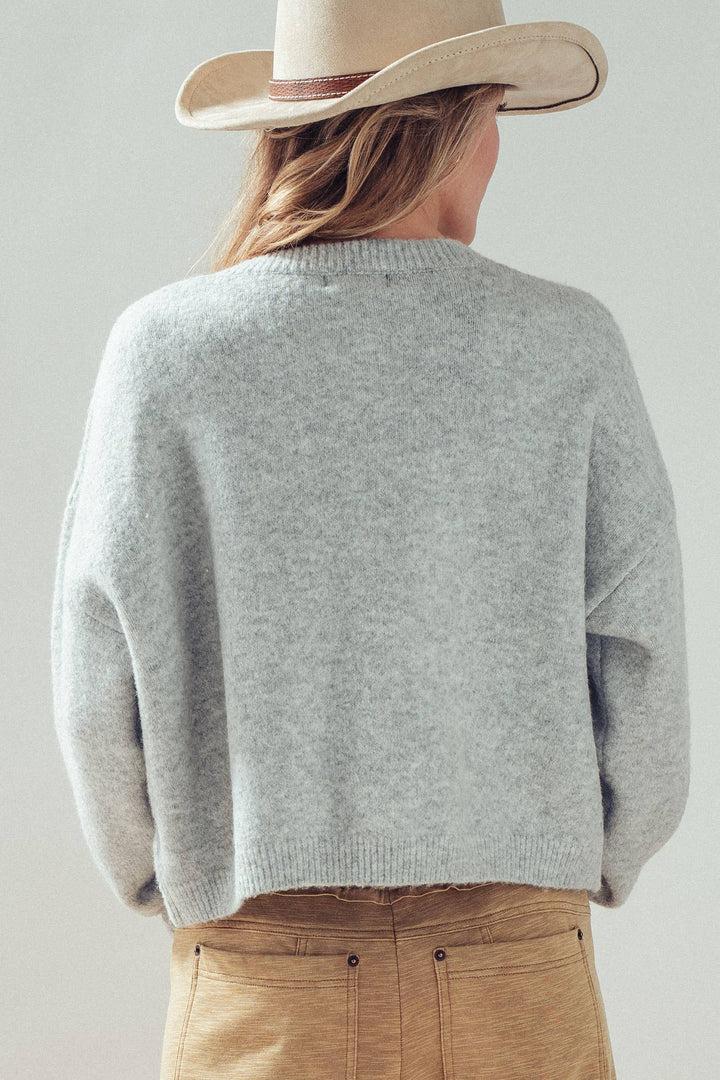 Western Horse Button Cardigan